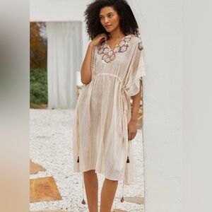 🆕 Anthropologie Swim Duet Embroidered Kaftan